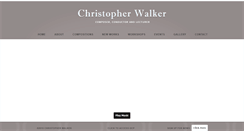 Desktop Screenshot of christopherwalker.com